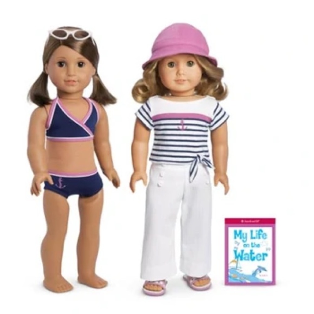 American Girl Doll 2 in 1 Beach Outfit